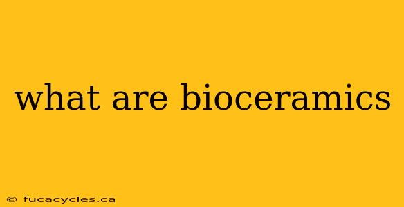 what are bioceramics