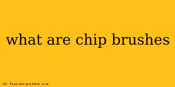 what are chip brushes