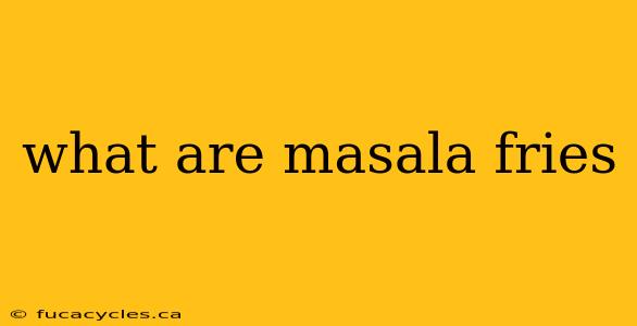 what are masala fries