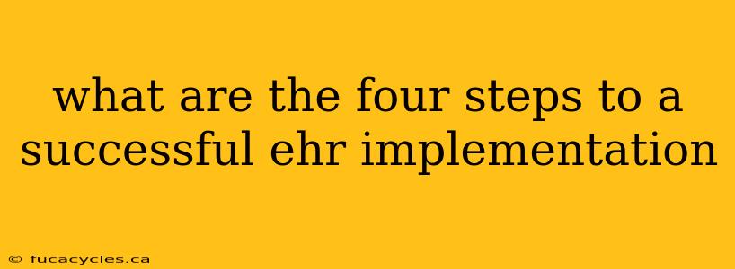 what are the four steps to a successful ehr implementation