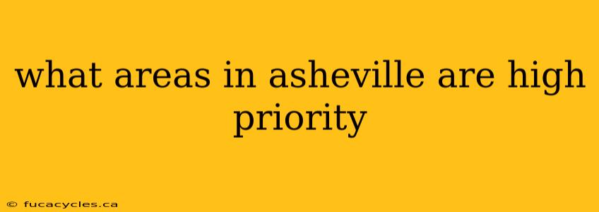 what areas in asheville are high priority