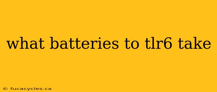 what batteries to tlr6 take