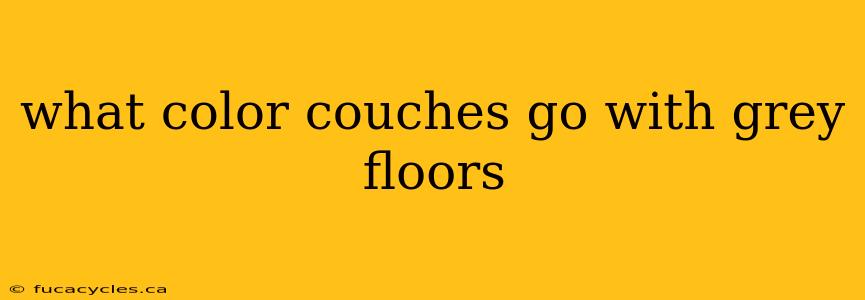 what color couches go with grey floors