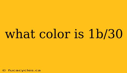 what color is 1b/30