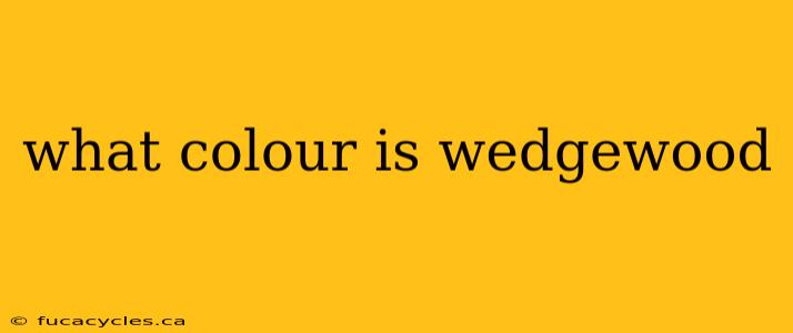 what colour is wedgewood