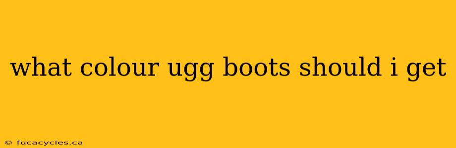 what colour ugg boots should i get