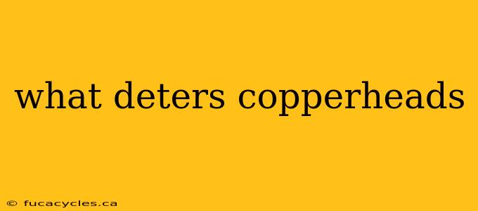 what deters copperheads