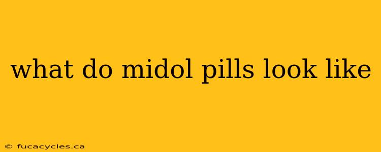 what do midol pills look like