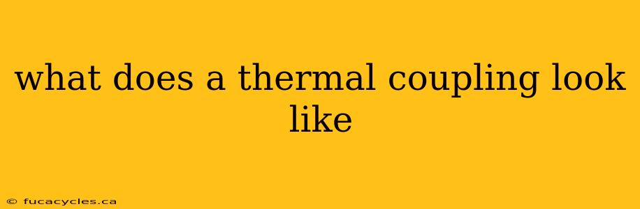 what does a thermal coupling look like