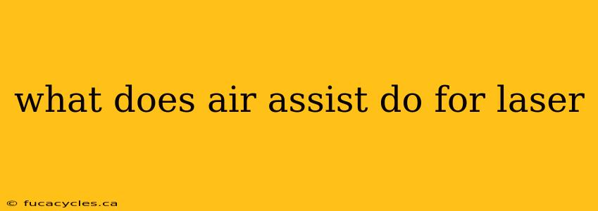 what does air assist do for laser