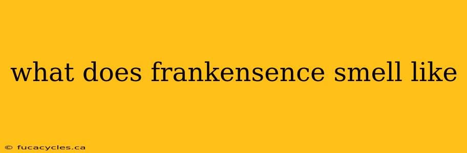 what does frankensence smell like