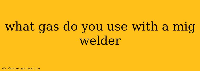 what gas do you use with a mig welder