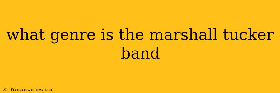 what genre is the marshall tucker band