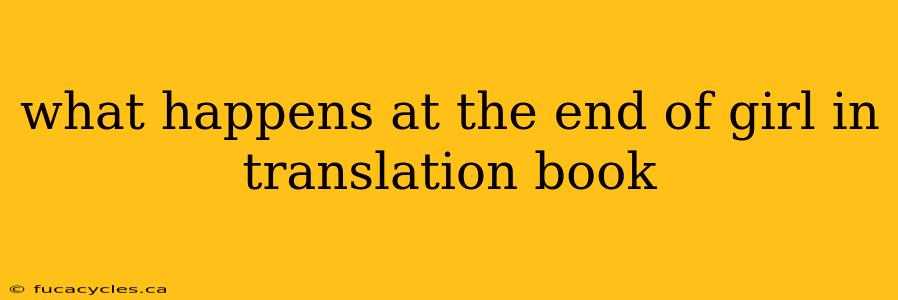 what happens at the end of girl in translation book