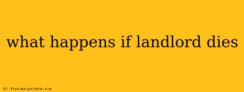 what happens if landlord dies