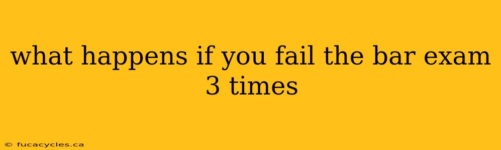 what happens if you fail the bar exam 3 times