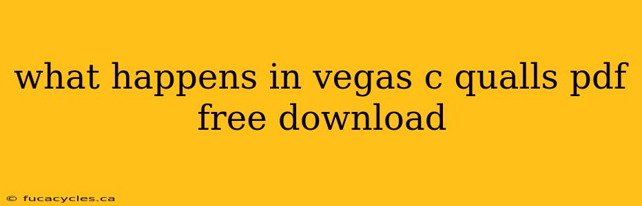 what happens in vegas c qualls pdf free download