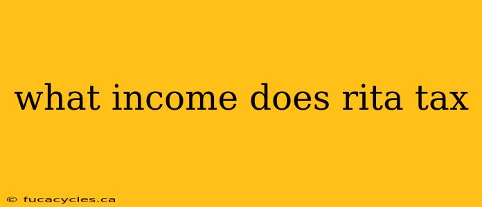 what income does rita tax