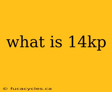 what is 14kp