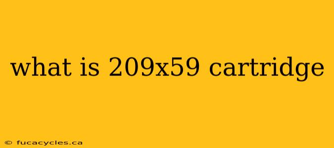 what is 209x59 cartridge