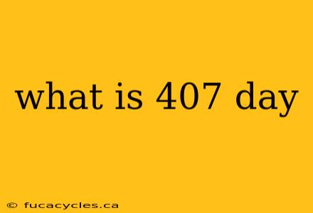 what is 407 day