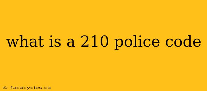 what is a 210 police code