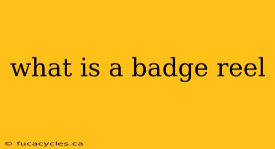 what is a badge reel