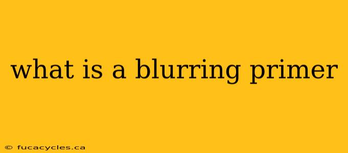 what is a blurring primer