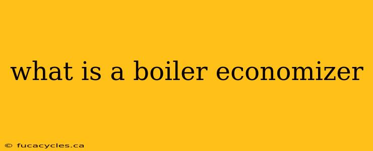 what is a boiler economizer