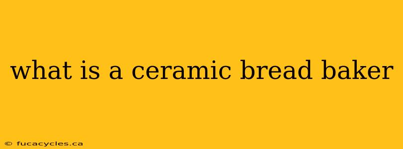 what is a ceramic bread baker