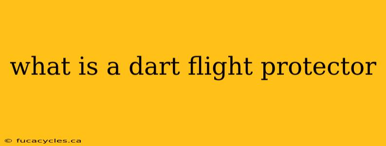 what is a dart flight protector