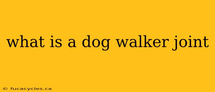 what is a dog walker joint