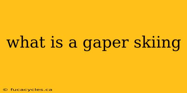 what is a gaper skiing