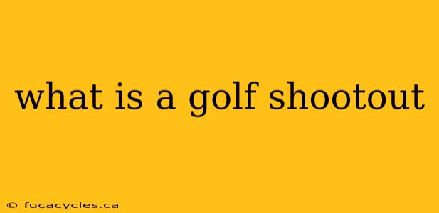 what is a golf shootout