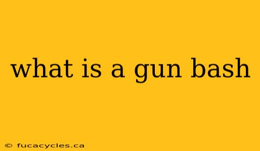 what is a gun bash