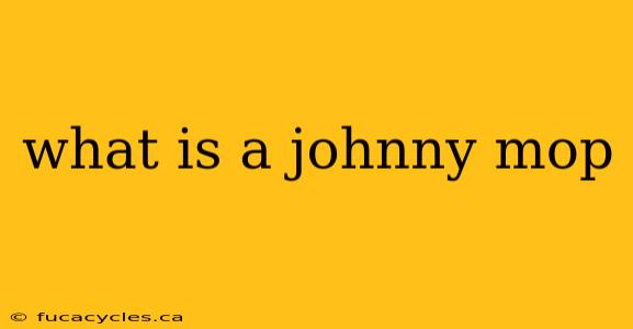 what is a johnny mop