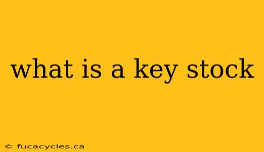 what is a key stock