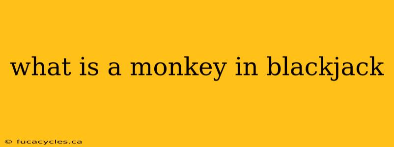 what is a monkey in blackjack