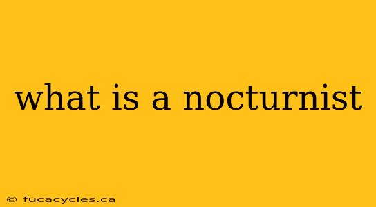 what is a nocturnist