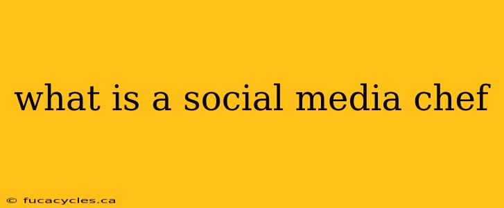 what is a social media chef