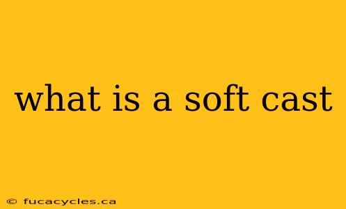 what is a soft cast