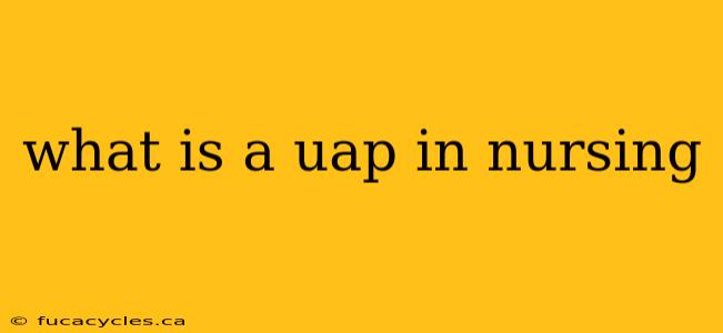 what is a uap in nursing