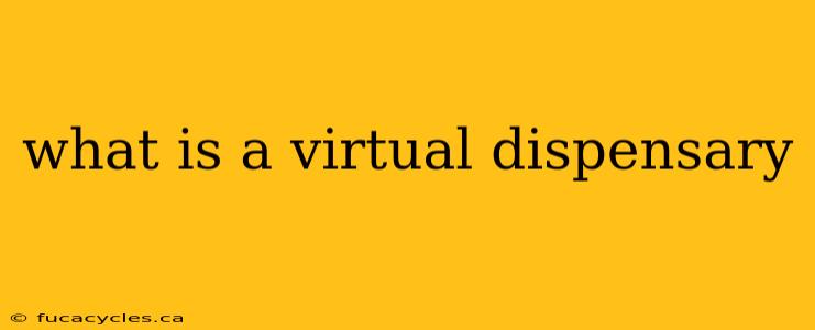 what is a virtual dispensary