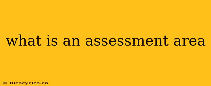 what is an assessment area