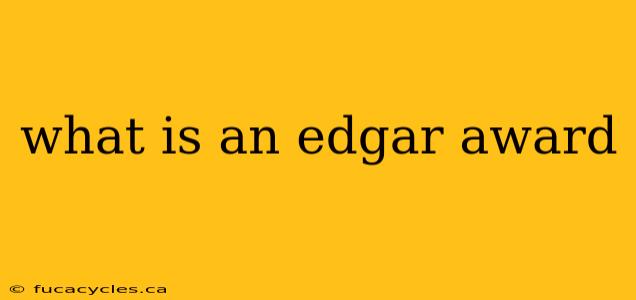 what is an edgar award