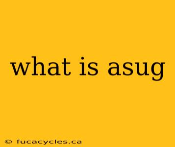 what is asug