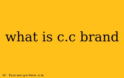 what is c.c brand