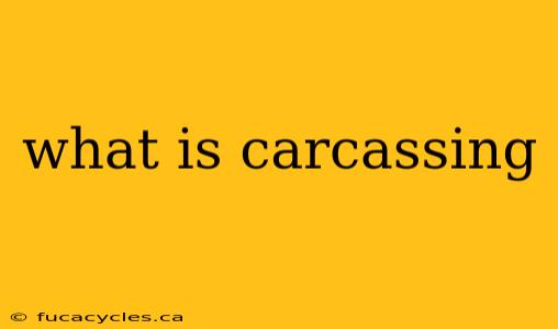 what is carcassing