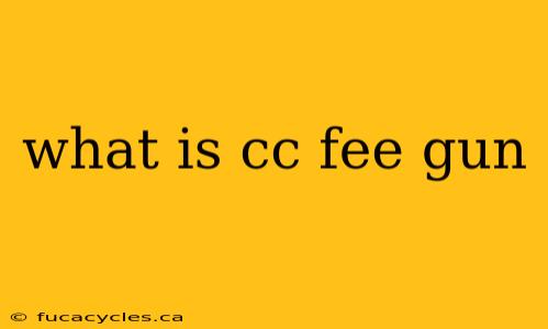 what is cc fee gun