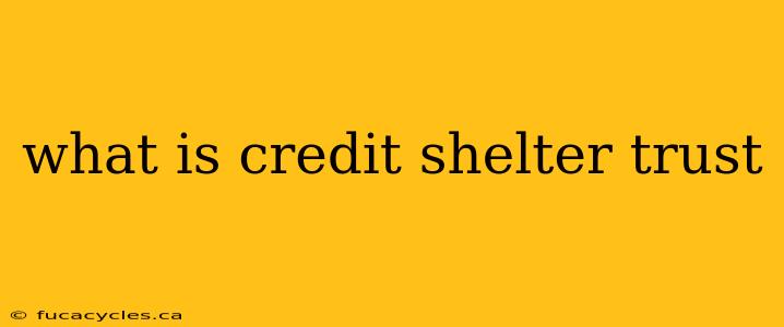 what is credit shelter trust